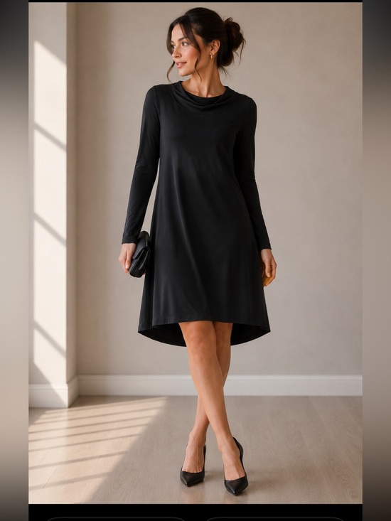 Eileen Fisher Dresses & Skirts - Eileen fisher black mini dress size medium
